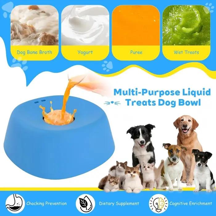 Gamelle anti-étouffement à alimentation lente pour chien