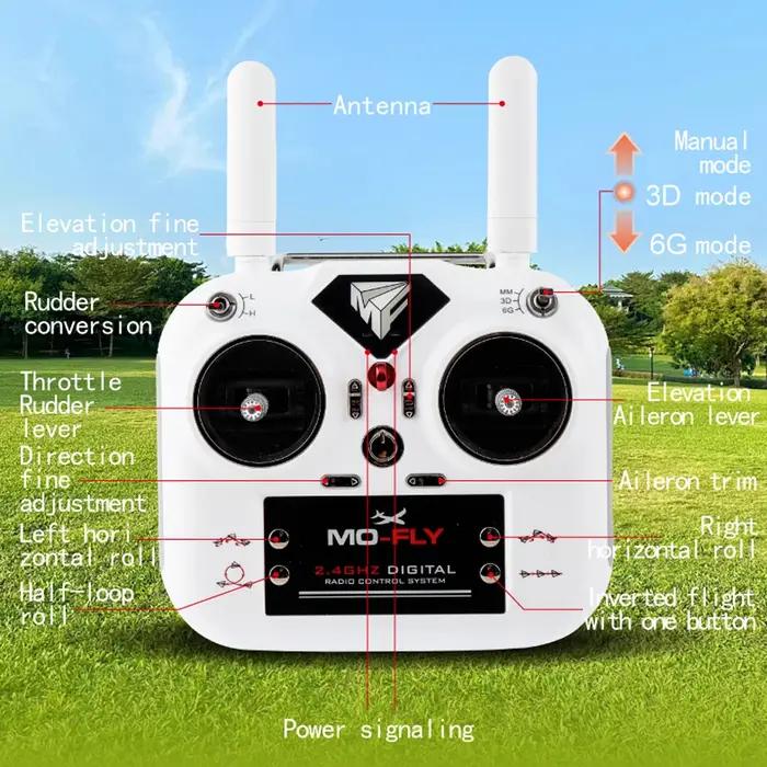 Avion de chasse RC Mustang P-51D 1/16 avec caméra HD, planeur électrique brushless 2.4G avec gyroscope, jouet volant 3D