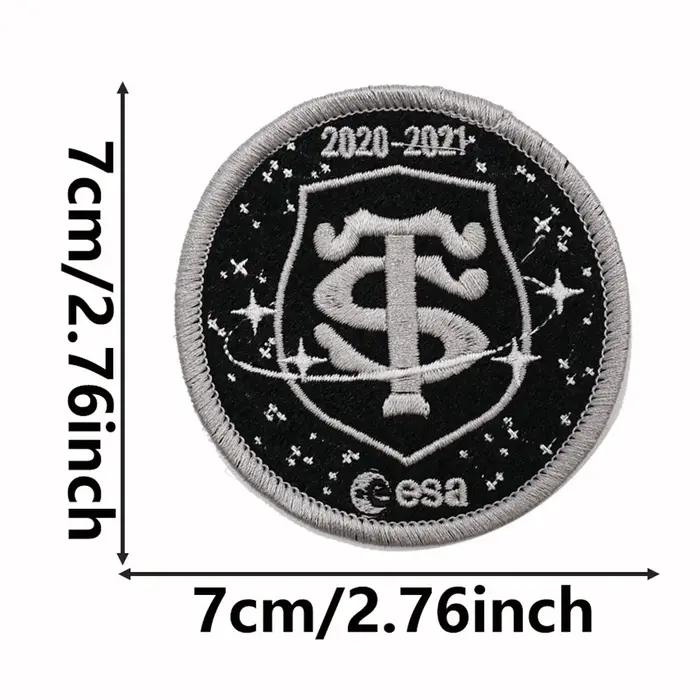 Patch brodé Stade Toulousain 2020-21 pour vêtements et sacs à dos polyester 3D fait à la main pour fans de rugby occasions spéciales