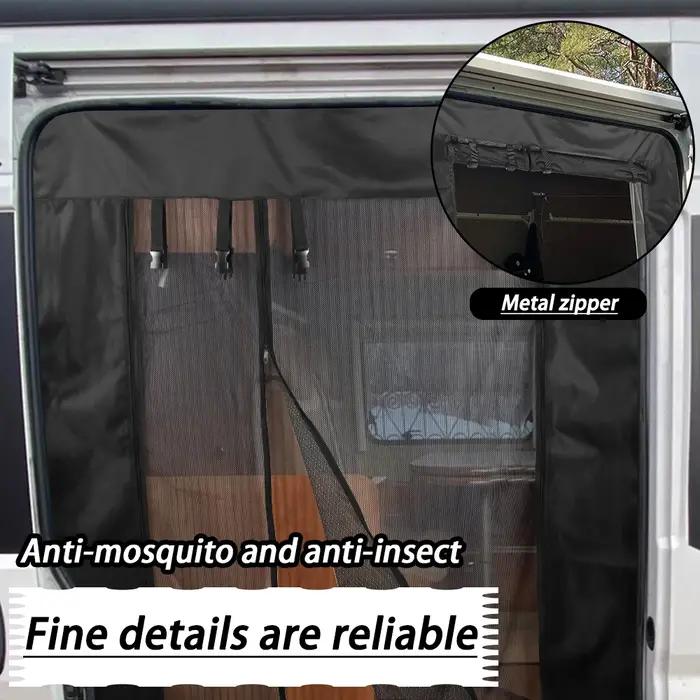 Moustiquaire Anti-Insectes Pour Mercedes Benz Sprinter Et Ford Transit MK8 Avec Fermeture Éclair Double Haute Visibilité En Fibre Synthétique