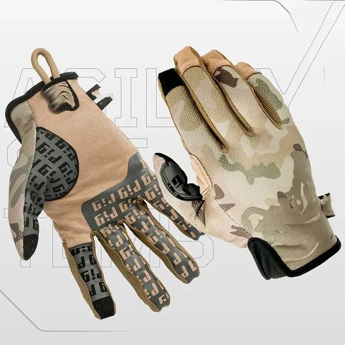 Gants de tir tactiques légers style FDT - Respirants et tactiles pour camping, vélo et outdoor