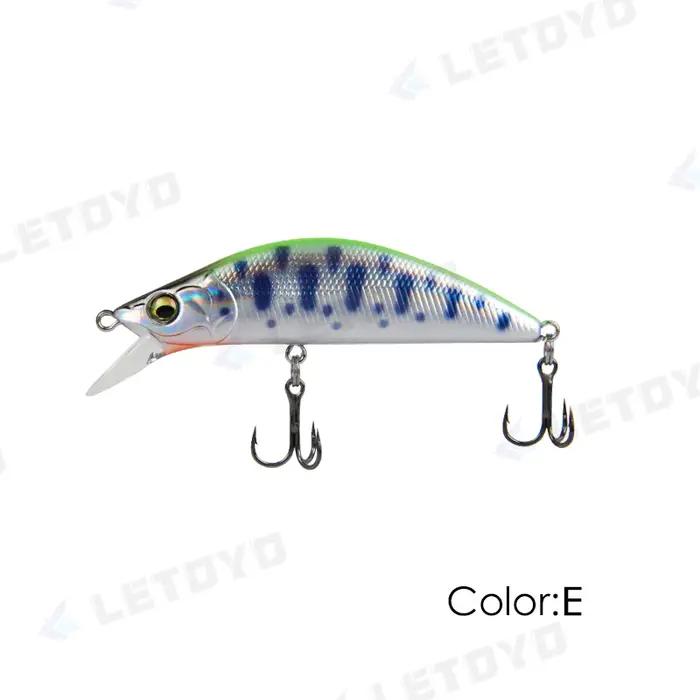 Leurre à truites Letoyo 5g 50mm 8g 60mm pour pêche en lac rivière étang polyvalent truite bar perche