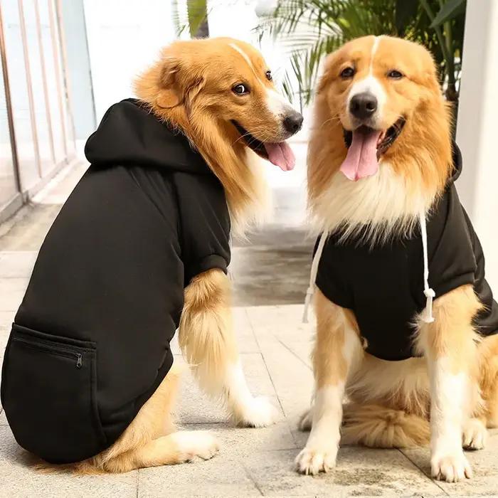 Grand sweat à capuche pour chien – Veste polaire pour animaux de compagnie