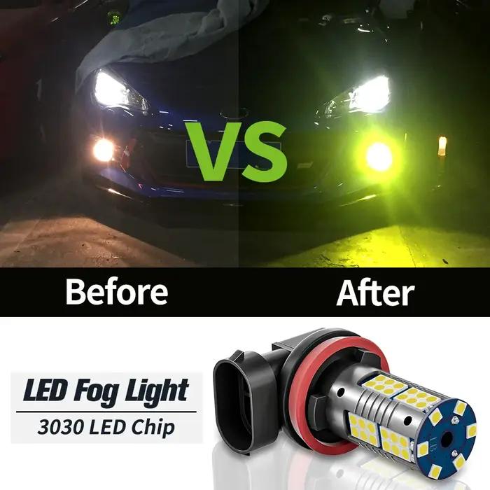 Phares antibrouillard LED pour Mitsubishi L200, accessoires, 2015, 2016, 2017, 2 pièces