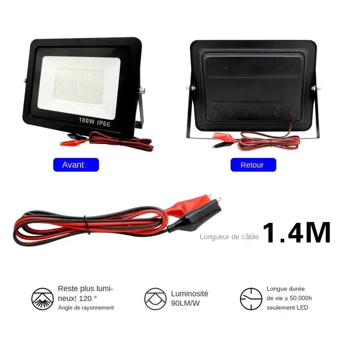 DC12V Led projecteur 20W 30W 50W 100W