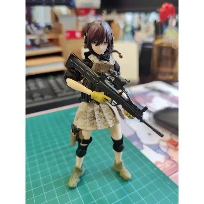 En stock, modèle de fusil miniature en alliage à l'échelle 1/12