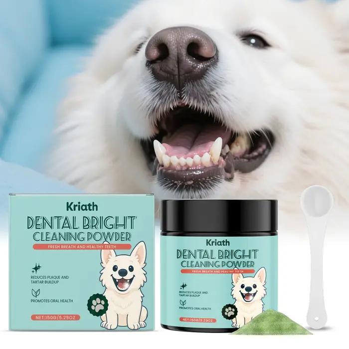 Poudre Nettoyante pour Dents de Chien : Élimine les Taches Superficielles