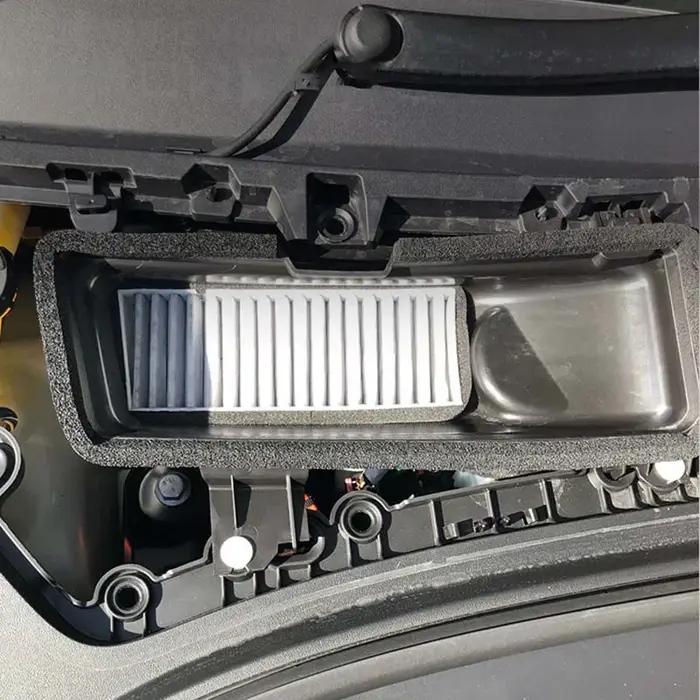 Cache de filtre à air d'admission pour Tesla Model 3 2021-2026 Highland, en tissu soufflé, pour l'ad