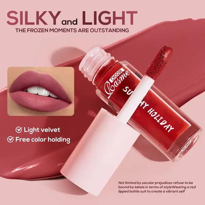 Ensemble de 10 rouges à lèvres velours imperméables et hydratants pour femmes occasions spéciales Saint-Valentin