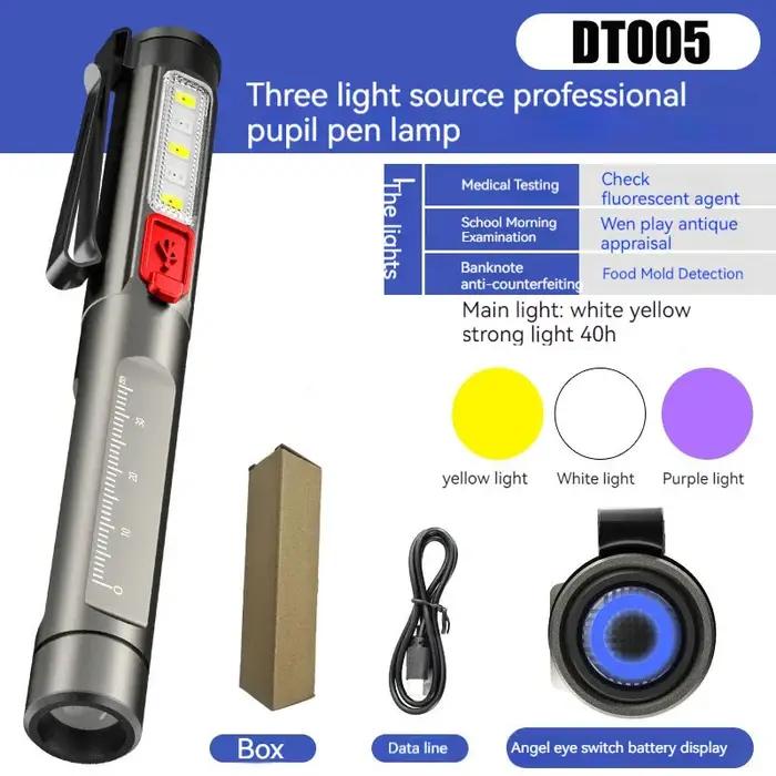 Stylo médical professionnel lumière pratique lampe de poche LED Rechargeable premiers secours médecin infirmière Portabl