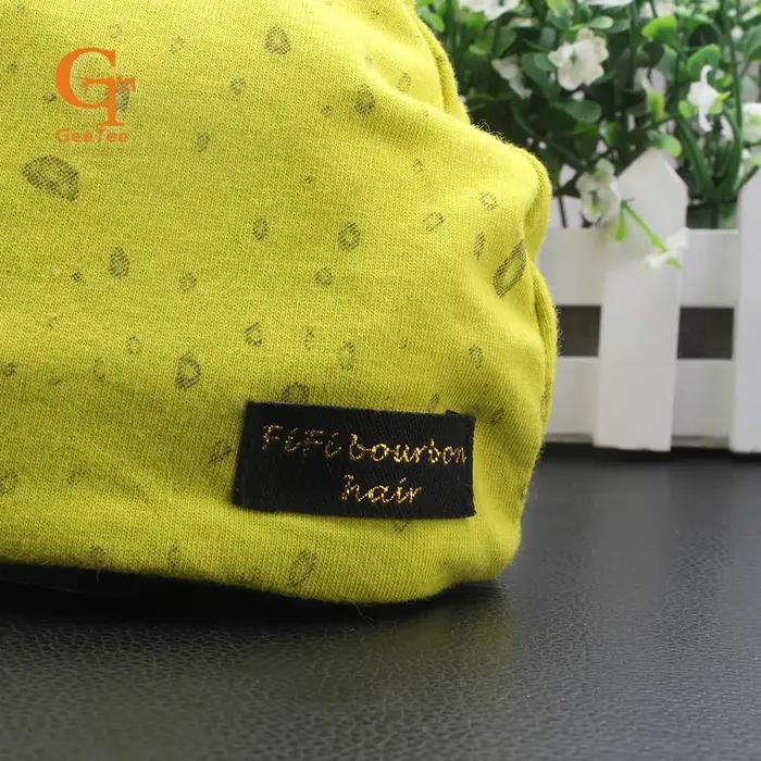 Étiquettes tissées avec logo personnalisé pour vêtements