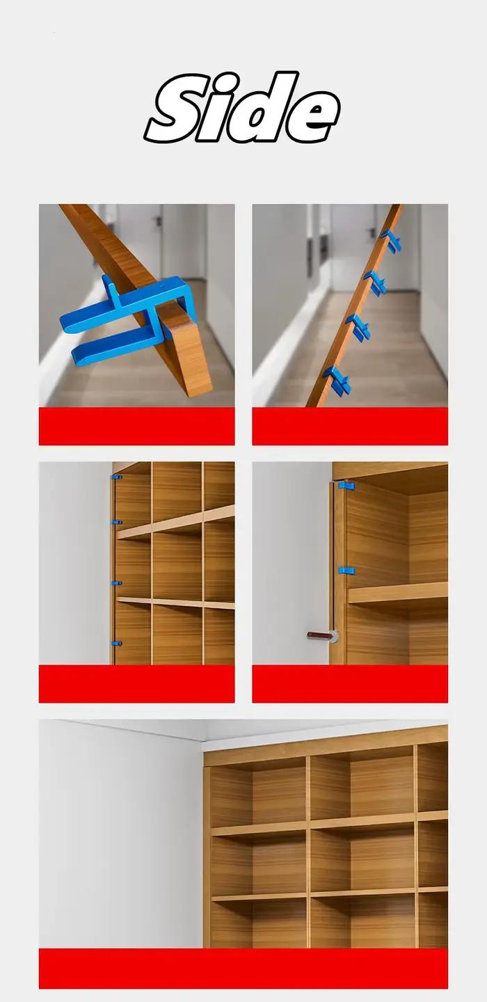 Ensemble de gabarits de menuiserie multifonctionnels outil de traçage cou des orteils plafond pour travail du bois et montage de meubles occasions spéciales