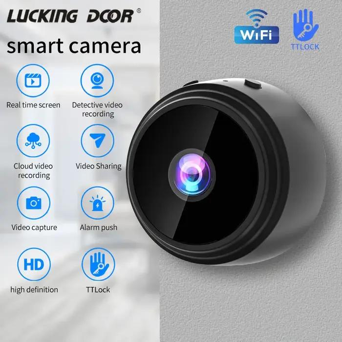 TTLOCK WiFi Mini caméra Web caméscope moniteur de sécurité sans fil HD vidéo Micro caméra enregistreur caméra vocale Webcam intelligente