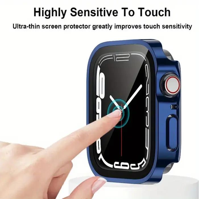 Coque étanche Apple Watch 7 8 9 - Protection écran et bumper 2 pièces - Accessoires iWatch 45mm 41mm