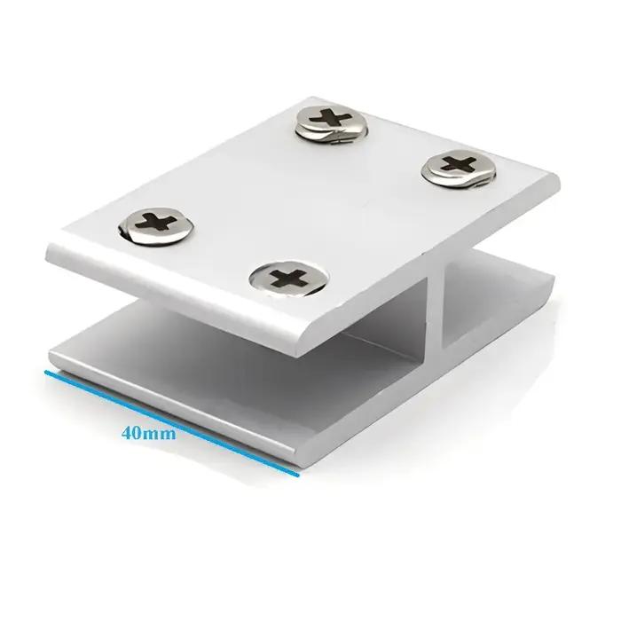 Supports de jonction en aluminium pour cloisons de bureau de différentes tailles et couleurs pour bureau professionnel et personnel
