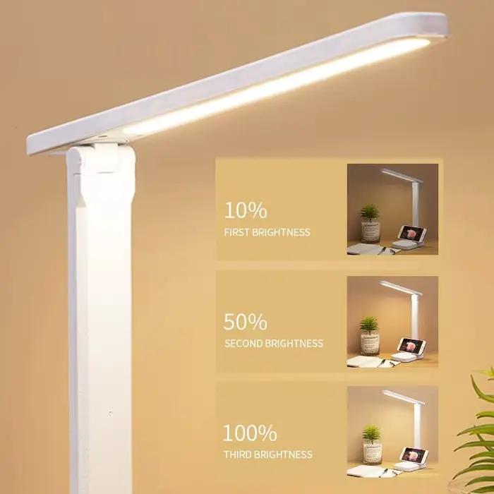 Led Tactile Table Pliante Lampe De Chevet Lecture Protection Des Yeux Nuit Lampe USB De Charge Style