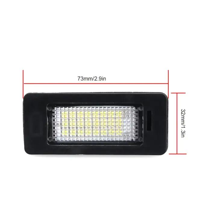 Lumière de plaque d'immatriculation pour BMW E39 E60, 2 pièces, 6000k, blanc, sans erreur, numéro Le