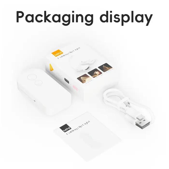 Lampe de lecture à clipser LED – Lampe de lecture réglable, portable et rechargeable par USB pour la
