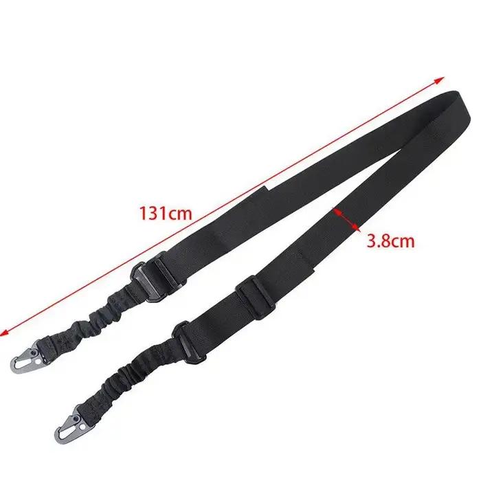 Sangle d'épaule à 2 points pour fusil d'extérieur, sangle d'épaule avec boucle en métal, ceinture, a
