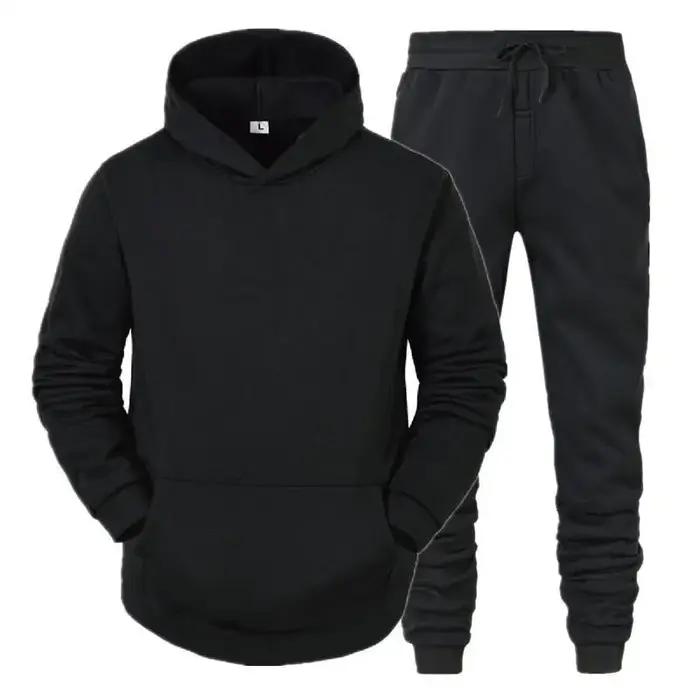 Hommes vêtements de sport pull costume sweats à capuche + pantalons vêtements de sport printemps aut