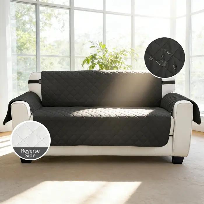 Housse de canapé imperméable matelassée anti-usure pour animaux domestiques style géométrique printemps été bureau salon protection meubles famille enfants occasions spéciales