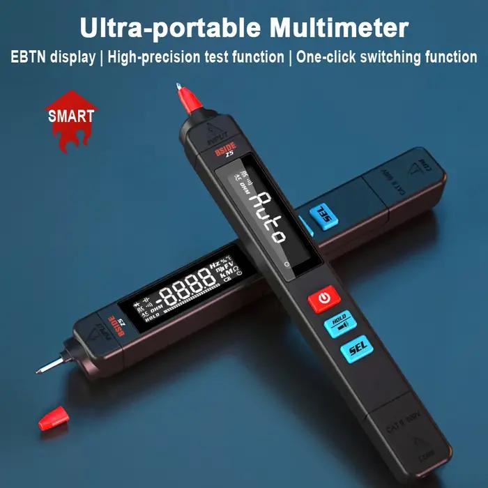 BSIDE – multimètre numérique intelligent, testeur de Type stylo, détection automatique de tension sa