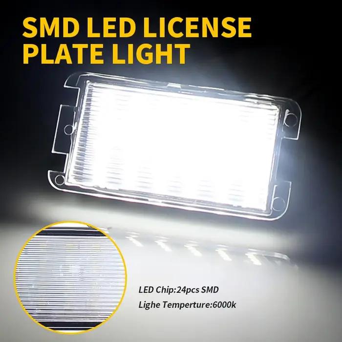 2 pièces sans erreur voiture numéro LED feux de plaque d'immatriculation pour Seat Ibiza 6L Arosa Al