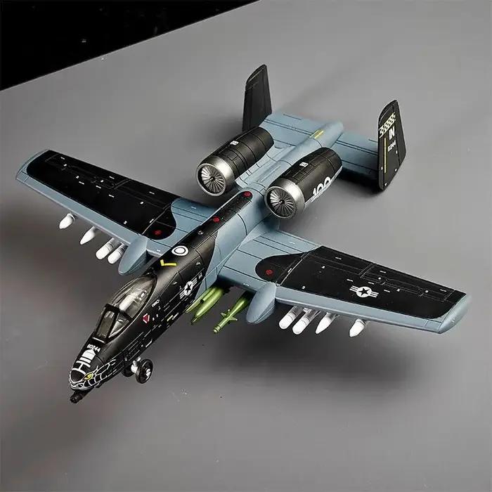 Modèle d'avion de chasse 1:72 en plastique PVC puzzle 3D à assembler soi-même pour collectionneurs et amateurs d'aviation