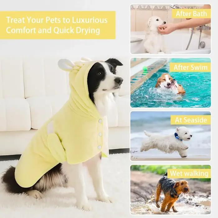 Peignoir pour animaux de compagnie