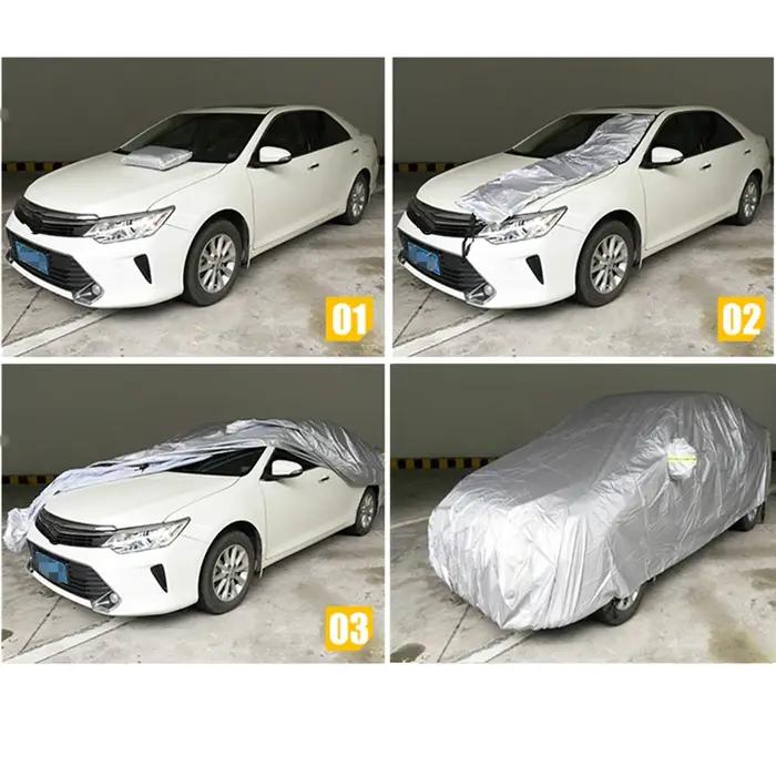 Housse de Protection extérieure pour voiture, couverture de neige extérieure complète, pare-soleil,