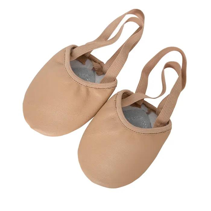 Chaussures de tournage de danse de ballet jazz à demi-semelle pirouette pour femmes et filles