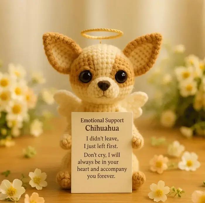 Yorkie Memorial Crochet Pattern Projet de soutien émotionnel Cadeau de sympathie pour les amoureux des chiens Artisanat de guérison pour copter avec la perte d'animaux de compagnie