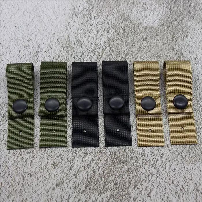 Sangles de fixation pour lunettes tactiques sur casque MICH/ACH avec boucle rapide chasse
