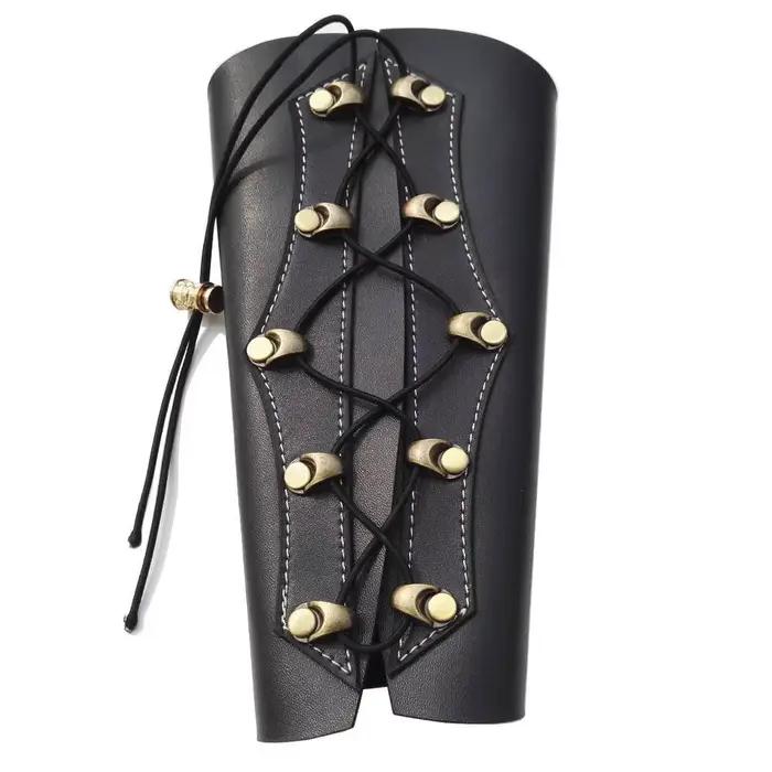 Garde-bras de tir à l'arc en cuir de vache pour chasseurs et tireurs à l'arc sécurité confortabilité occasions spéciales