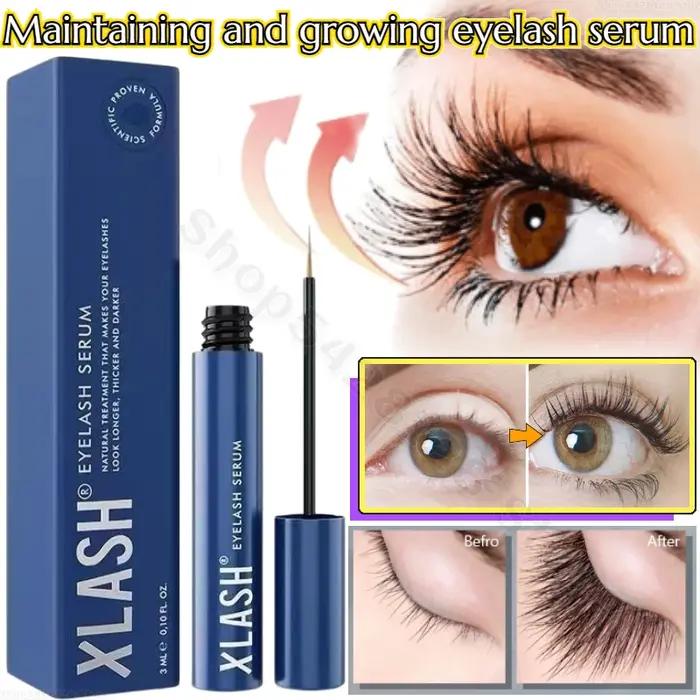 Solution de soin des cils nourrissante et nourrissante, petit Tube bleu, Essence pour maintenir les
