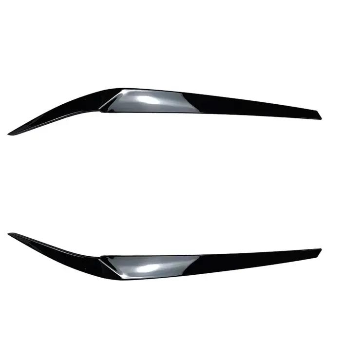 2 pièces ABS brillant phare mauvais sourcils paupières pour BMW G30 G31 F90 5 série 520d 525i 530i 5