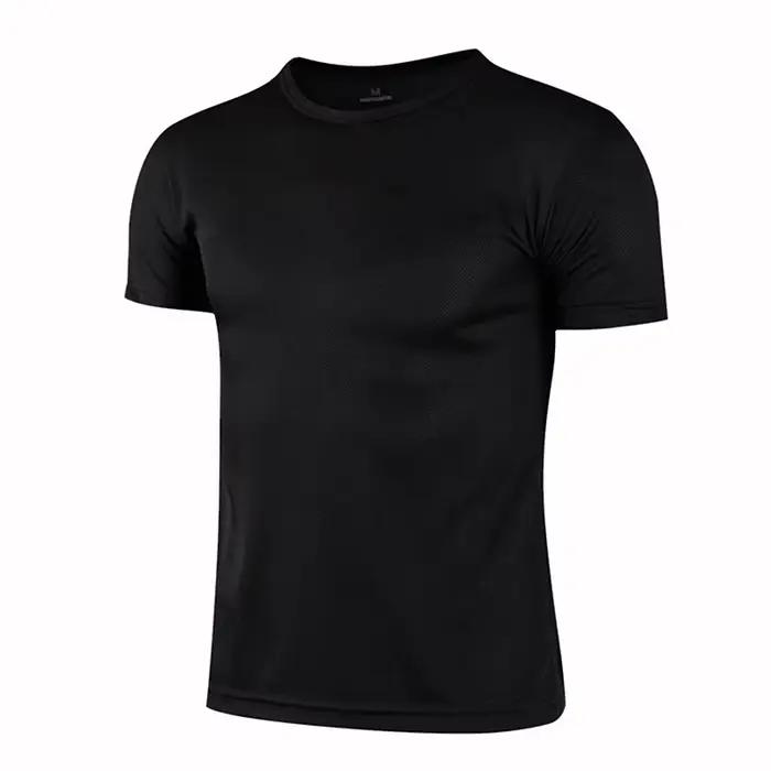 T-shirt de sport à manches courtes pour adolescents, maillot de gym respirant, chemise de fitness, e