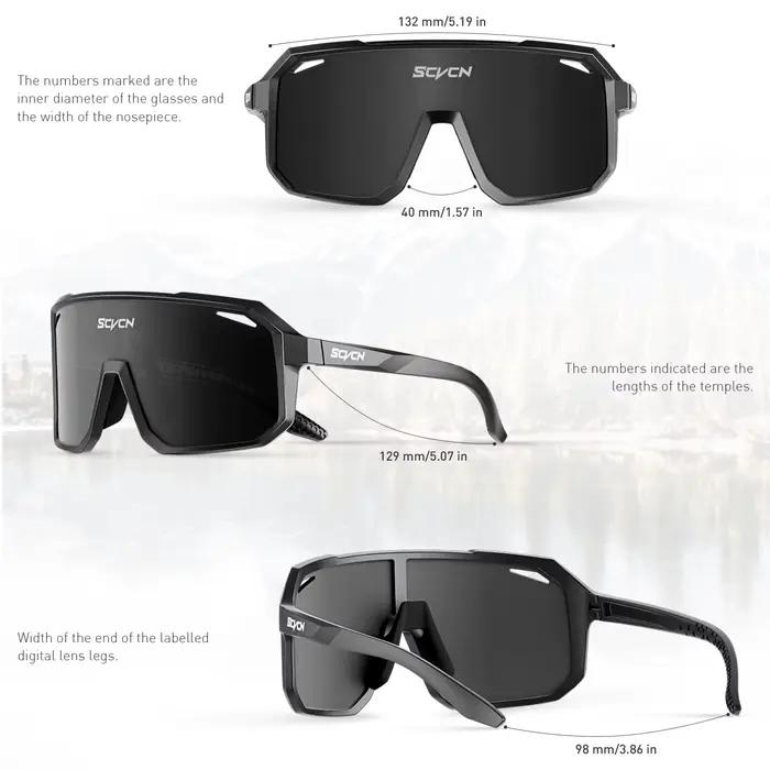 Lunettes de montagne SCVCN pour chasse et VTT - protection UV400 et style sportif performant