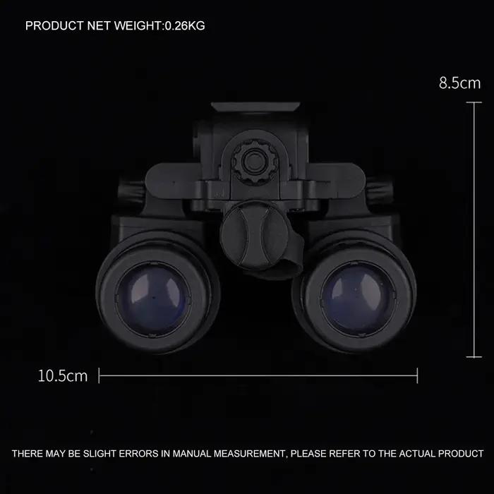 Jumelles vision nocturne AN/PVS-31 factice pour entraînement chasse - Modèle cosplay et démonstration sans fonction