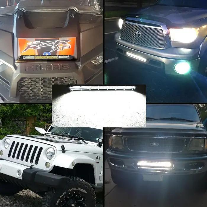 NLpearl Ultra mince 7-50 pouces barre lumineuse LED Spot hors route 4x4 LED barre lumineuse de trava