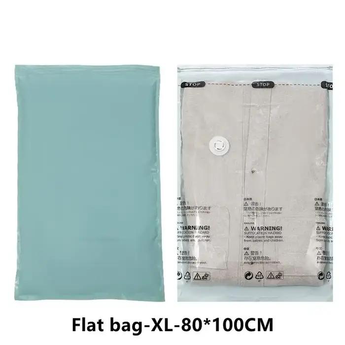 Sacs de compression sous vide, grands sacs de rangement en plastique pour vêtements, couvertures, sacs de compression vides, housses, accessoires de voyage