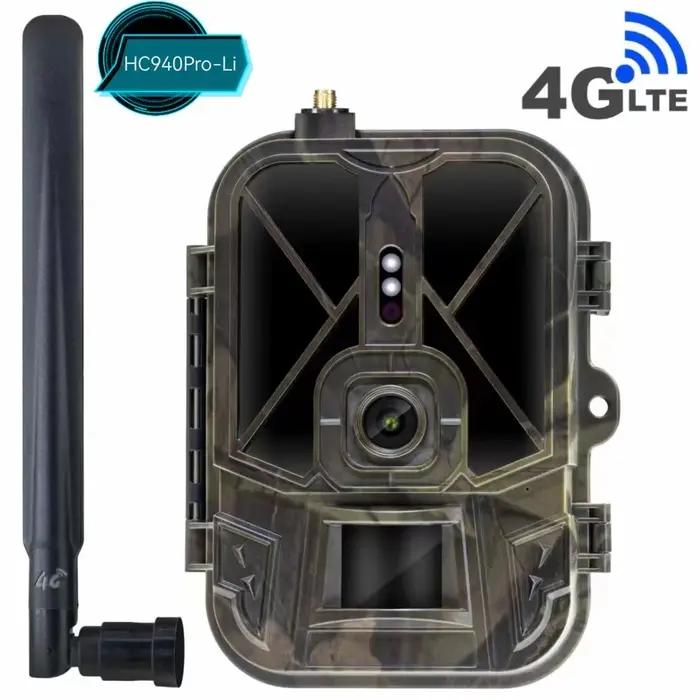 Caméra de chasse HC940PRO-Li, 36MP, 4K, pièges photo, batterie Li 10000mAh, contrôle d'application,