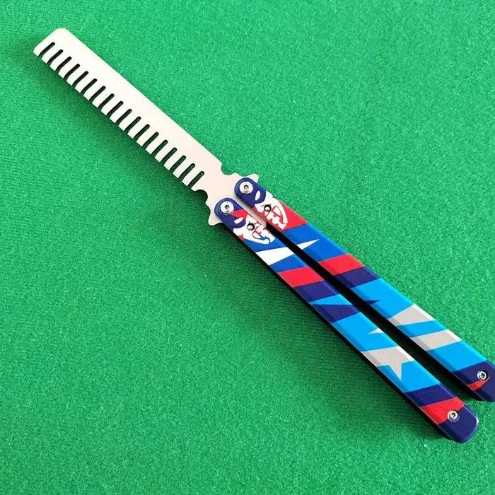 Figurine d'arme Valorant GO! Vol. 2 Butterfly Comb en métal pour collectionner et décorer, idéal pour fans de 14 ans et plus