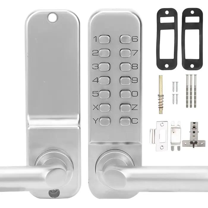 Serrure de porte de sécurité antivol, mécanique intelligente, avec mot de passe numérique, sans puis