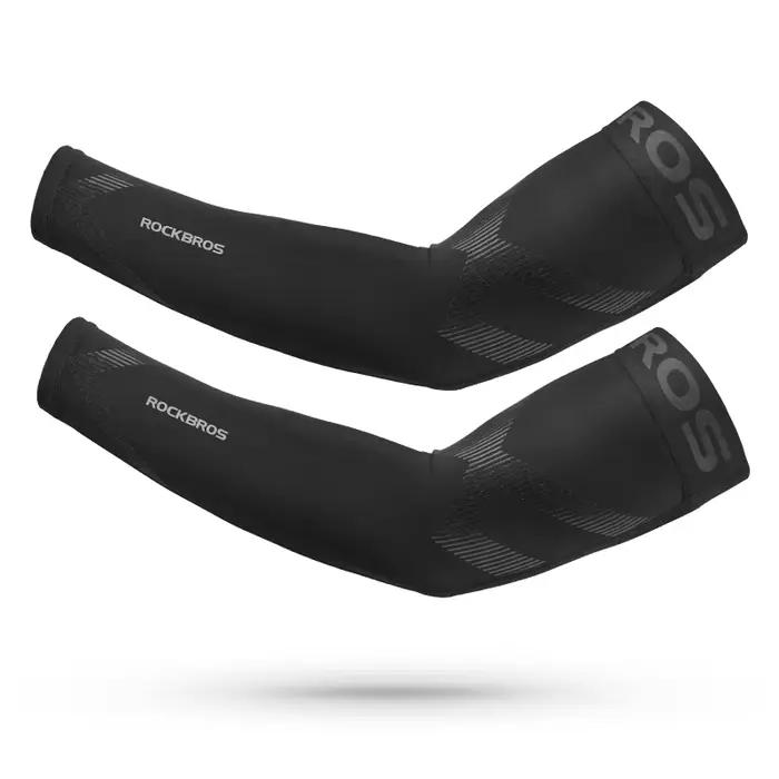 ROCKBROS Ice InjImaging Arm Sleeves, Respirant, Basketball, Running, Camping, Summer Sports, Bike, B