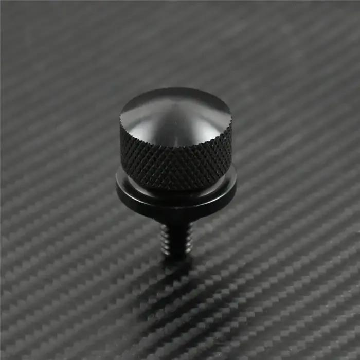 Vis de languette de boulon de siège de moto noir/Chrome
