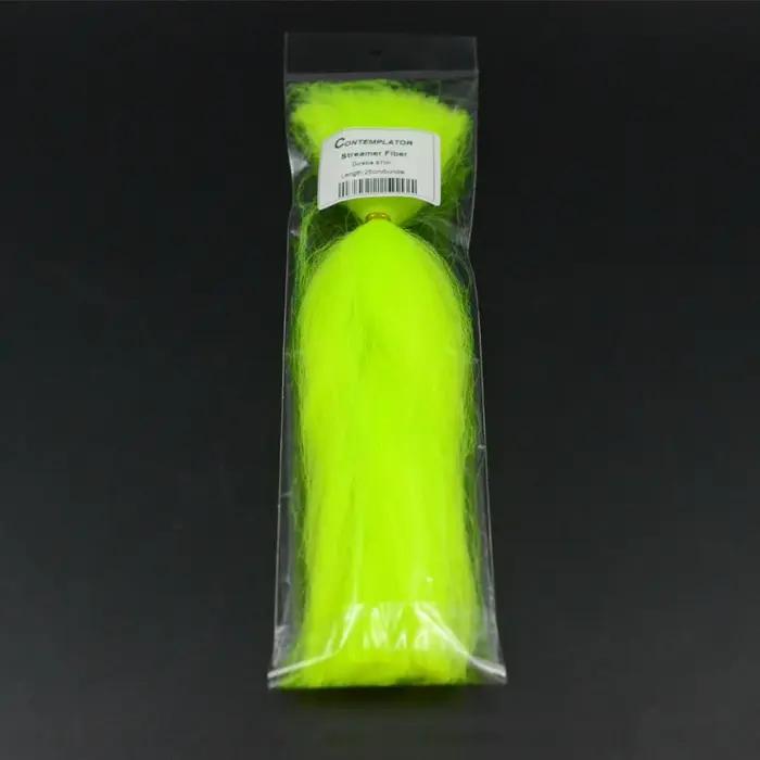 2 sac/pack banderoles fibre mouche attachant matériel Clouser vairon Baitfish 9.8 pouces créatif bri