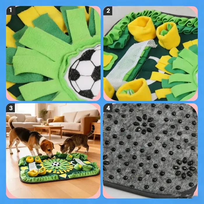 Tapis de reniflement pour chiens de petite taille. Jouets interactifs