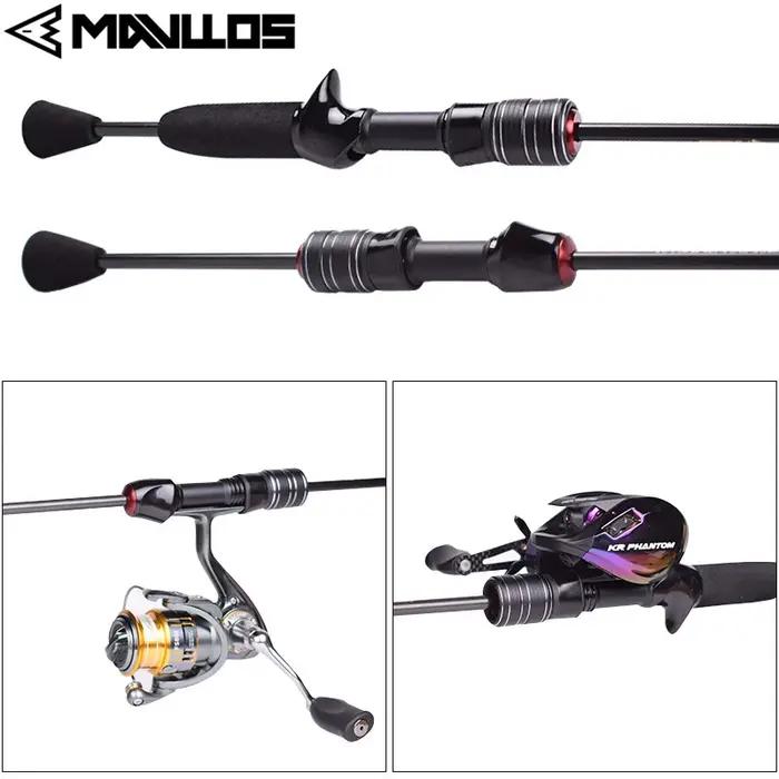Mavllos DELICACY L.W 0.6-8g UL canne à pêche coulée canne à filer ultralégère en Fiber de carbone cr