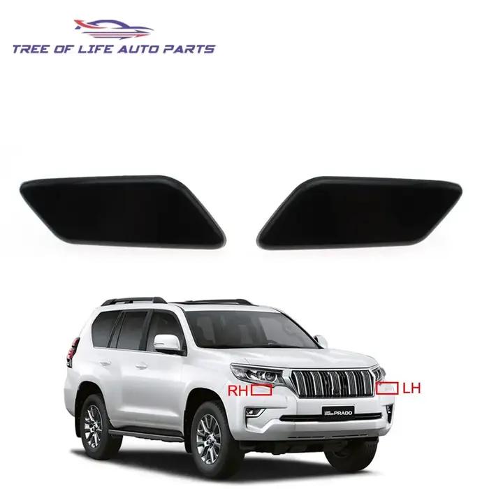 Couvercle de buse de lavage de phare avant, pour TOYOTA LAND CRUISER PRADO 150 LC150 2017 2018 2019